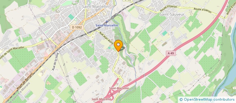 localisation de l'entreprise SOCIETE CIVILE IMMOBILIERE CI PAL3M  SAINT-MARCELLIN