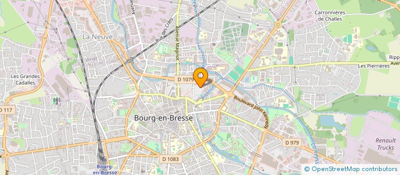 localisation de l'entreprise SOCIETE CIVILE IMMOBILIERE CINECHALLES à BOURG-EN-BRESSE