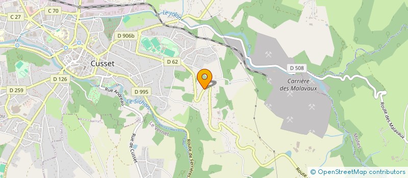 localisation de l'entreprise SOCIETE CIVILE IMMOBILIERE CINQA à CUSSET