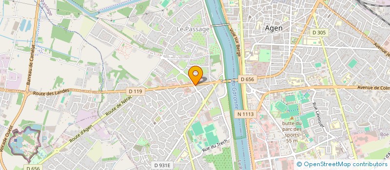 localisation de l'entreprise SOCIETE CIVILE IMMOBILIERE CINQUANTE CINQ  LE PASSAGE