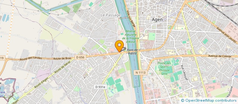 localisation de l'entreprise SOCIETE CIVILE IMMOBILIERE CINQUANTE QUATRE  LE PASSAGE