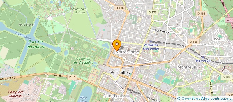localisation de l'entreprise SOCIETE CIVILE IMMOBILIERE CIVRY à VERSAILLES