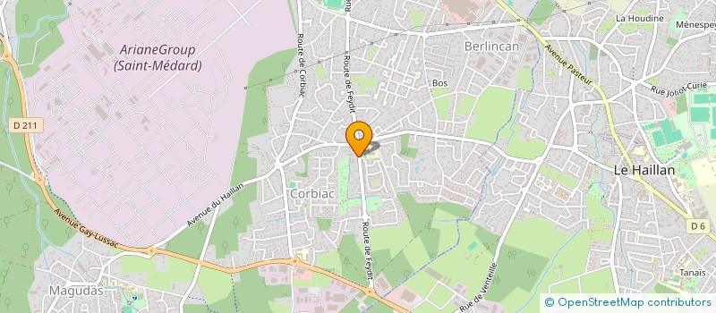 localisation de l'entreprise SOCIETE CIVILE IMMOBILIERE CJM2  SAINT-MEDARD-EN-JALLES