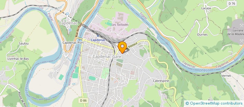 localisation de l'entreprise SOCIETE CIVILE IMMOBILIERE CL ALET à CAPDENAC-GARE
