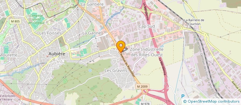 localisation de l'entreprise SOCIETE CIVILE IMMOBILIERE CLAIRIERE  AUBIERE