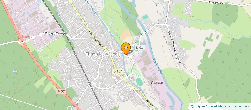 localisation de l'entreprise SOCIETE CIVILE IMMOBILIERE CLASADONTE  THAON-LES-VOSGES