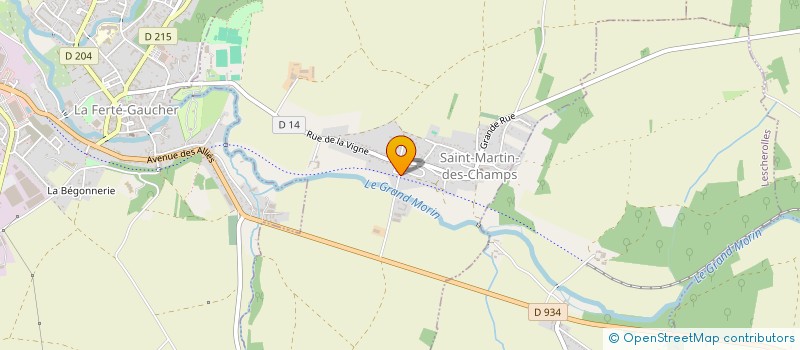 localisation de l'entreprise SOCIETE CIVILE IMMOBILIERE CLAUDENICO  SAINT-MARTIN-DES-CHAMPS