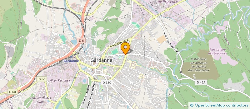localisation de l'entreprise SOCIETE CIVILE IMMOBILIERE CLAUX MARMOTTE  GARDANNE