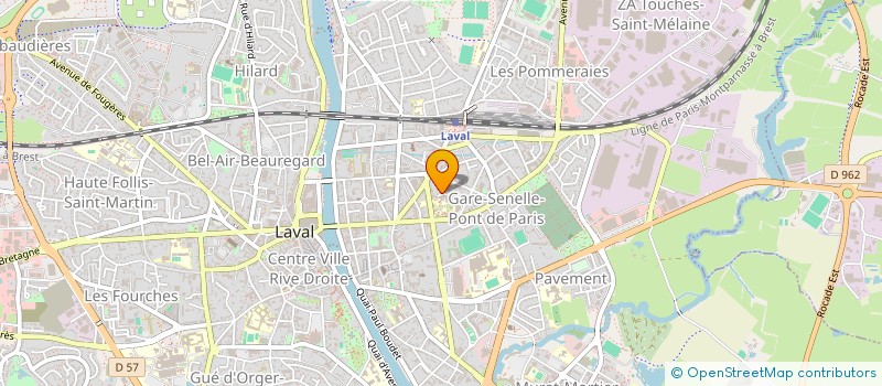 localisation de l'entreprise SOCIETE CIVILE IMMOBILIERE CLAUYAN à LAVAL