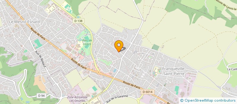 localisation de l'entreprise SOCIETE CIVILE IMMOBILIERE CLCJ  FRANQUEVILLE-SAINT-PIERRE