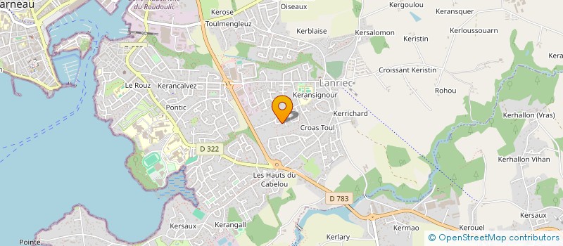 localisation de l'entreprise SOCIETE CIVILE IMMOBILIERE CLEM  CONCARNEAU