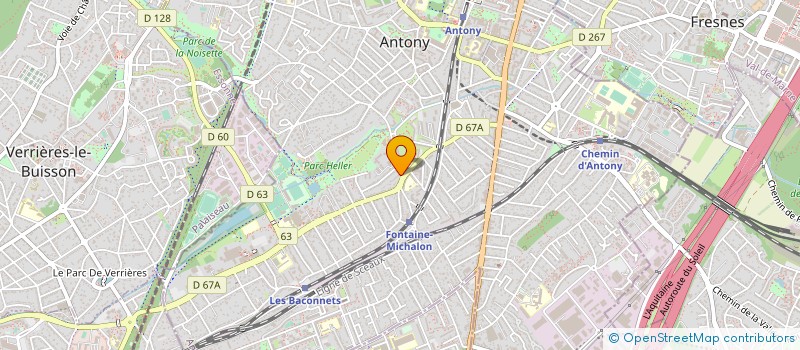 localisation de l'entreprise SOCIETE CIVILE IMMOBILIERE CLINIQUE VETERINAIRE ANTONY à ANTONY