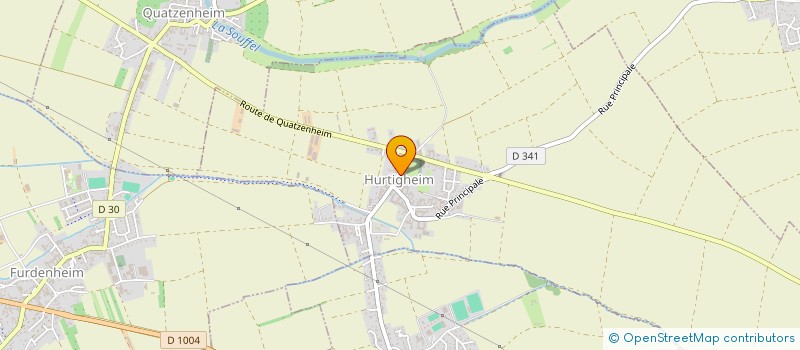 localisation de l'entreprise SOCIETE CIVILE IMMOBILIERE CLINIQUE VETERINAIRE DES TILLEULS  HURTIGHEIM