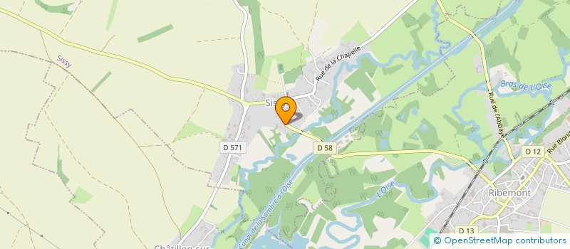 localisation de l'entreprise SOCIETE CIVILE IMMOBILIERE CLOS DE LA RIVIERE - SCI CLOS DE LA RIVIERE  SISSY