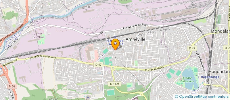 localisation de l'entreprise SOCIETE CIVILE IMMOBILIERE  CLOS DE LA ROSAINE  AMNEVILLE