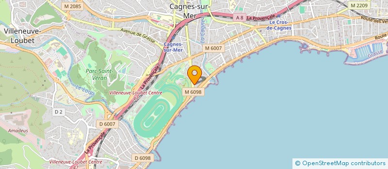 localisation de l'entreprise SOCIETE CIVILE IMMOBILIERE CMDS à CAGNES-SUR-MER