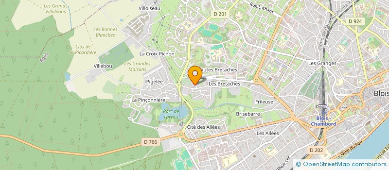 localisation de l'entreprise SOCIETE CIVILE IMMOBILIERE CML  BLOIS