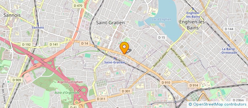 localisation de l'entreprise SOCIETE CIVILE IMMOBILIERE CMP  SAINT-GRATIEN