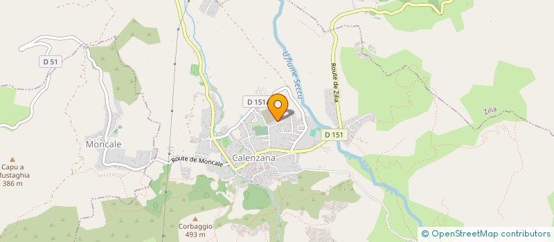 localisation de l'entreprise SOCIETE CIVILE IMMOBILIERE COCANI à CALENZANA
