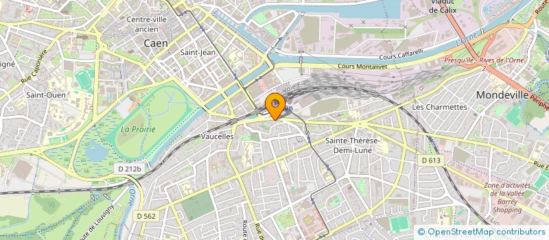 localisation de l'entreprise SOCIETE CIVILE IMMOBILIERE COCN à CAEN