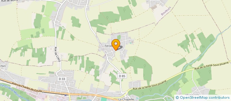 localisation de l'entreprise SOCIETE CIVILE IMMOBILIERE COEUR D'ANGE  CRECY-LA-CHAPELLE