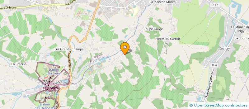 localisation de l'entreprise SOCIETE CIVILE IMMOBILIERE COEUR DE LION  SEIGY