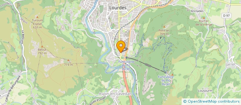 localisation de l'entreprise SOCIETE CIVILE IMMOBILIERE COFRECO  LOURDES