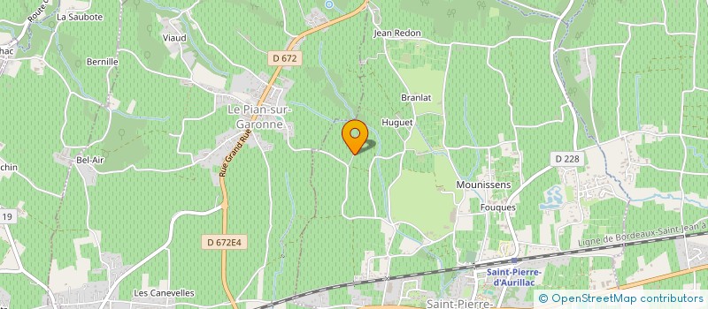 localisation de l'entreprise SOCIETE CIVILE IMMOBILIERE COGITO  SAINT PIERRE D'AURILLAC