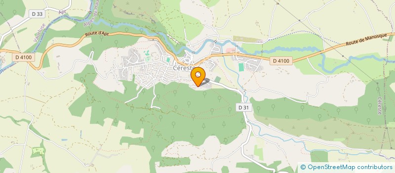 localisation de l'entreprise SOCIETE CIVILE IMMOBILIERE COLIAU  CERESTE-EN-LUBERON