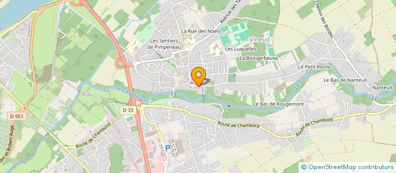 localisation de l'entreprise SOCIETE CIVILE IMMOBILIERE COMES 75 à VINEUIL
