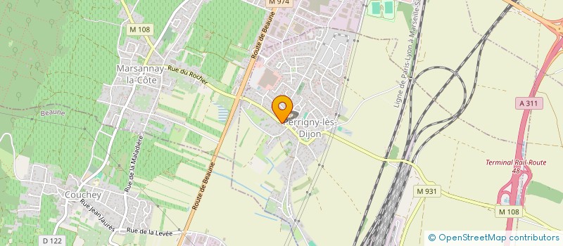 localisation de l'entreprise SOCIETE CIVILE IMMOBILIERE COMETES  PERRIGNY-LES-DIJON