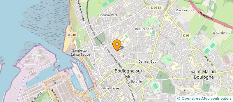 localisation de l'entreprise SOCIETE CIVILE IMMOBILIERE CONDETTE  BOULOGNE-SUR-MER