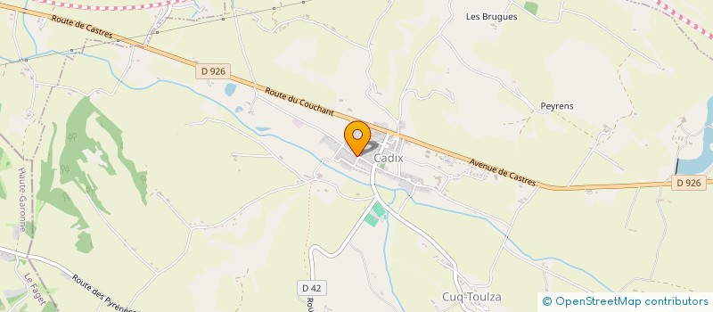 localisation de l'entreprise SOCIETE CIVILE IMMOBILIERE CONSULT  CUQ-TOULZA