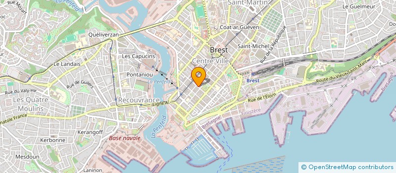 localisation de l'entreprise SOCIETE CIVILE IMMOBILIERE COOK  BREST