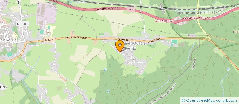 localisation de l'entreprise SOCIETE CIVILE IMMOBILIERE COOPER  DANNE-ET-QUATRE-VENTS