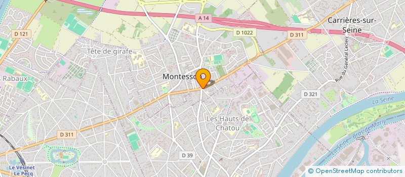 localisation de l'entreprise SOCIETE CIVILE IMMOBILIERE COQUARD  ORGEVAL