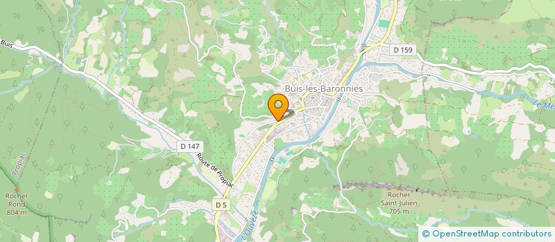 localisation de l'entreprise SOCIETE CIVILE IMMOBILIERE COSARELI à BUIS-LES-BARONNIES