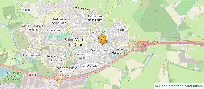localisation de l'entreprise SOCIETE CIVILE IMMOBILIERE COSMOS à SAINT-MARTIN-DE-CRAU