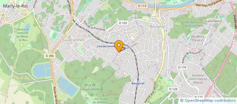 localisation de l'entreprise SOCIETE CIVILE IMMOBILIERE COSSITA DITE SCI COSSITA  LOUVECIENNES