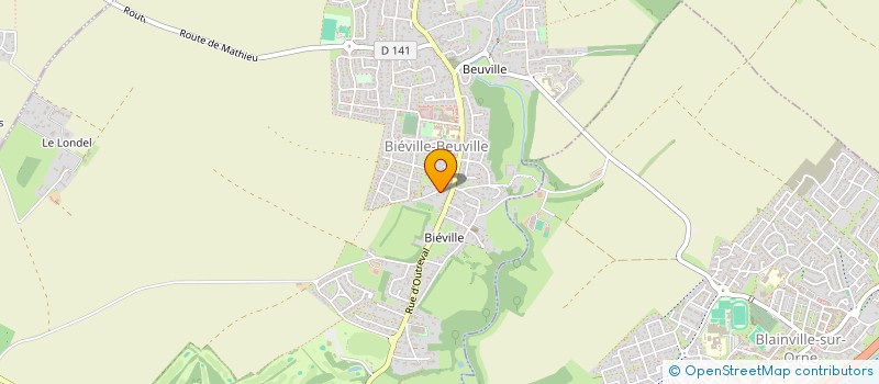 localisation de l'entreprise SOCIETE CIVILE IMMOBILIERE COSTEM  BIEVILLE-BEUVILLE