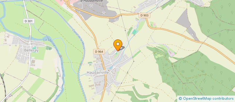 localisation de l'entreprise SOCIETE CIVILE IMMOBILIERE COTEAU DE LA LOUVIERE à HAUDAINVILLE