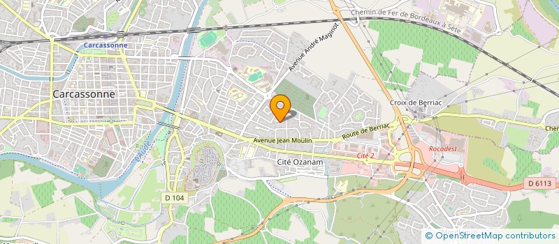localisation de l'entreprise SOCIETE CIVILE IMMOBILIERE COTTURA - SCI COTTURA à CARCASSONNE