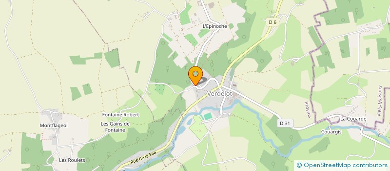 localisation de l'entreprise SOCIETE CIVILE IMMOBILIERE COUARGIS EN ABREGE SCI COUARGIS  VERDELOT