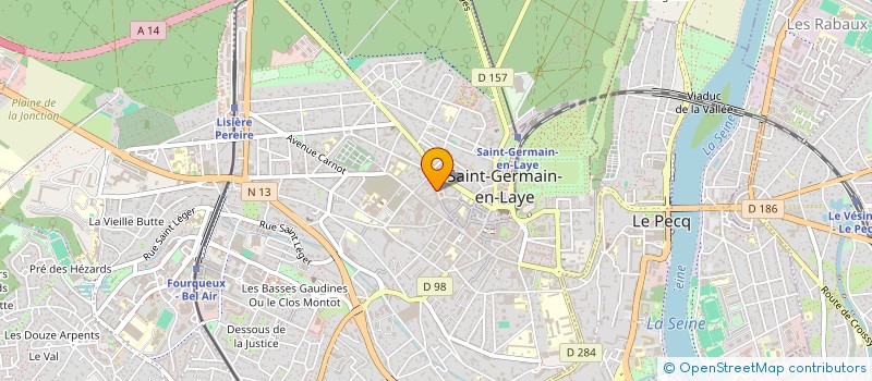 localisation de l'entreprise SOCIETE CIVILE IMMOBILIERE COUR LARCHER  SAINT-GERMAIN-EN-LAYE