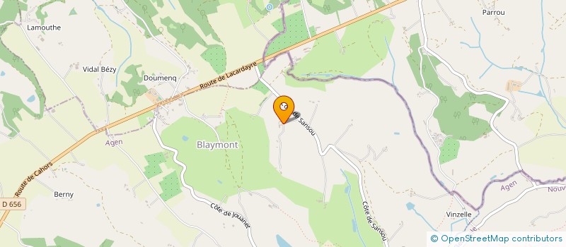 localisation de l'entreprise SOCIETE CIVILE IMMOBILIERE COURILLON  BLAYMONT