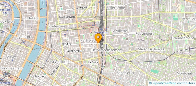 localisation de l'entreprise SOCIETE CIVILE IMMOBILIERE COURS BECQUART-CASTELBON  LYON