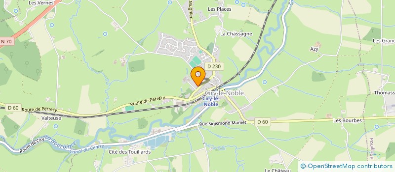 localisation de l'entreprise SOCIETE CIVILE IMMOBILIERE COURTEPEE  CIRY-LE-NOBLE