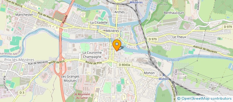 localisation de l'entreprise SOCIETE CIVILE IMMOBILIERE CRASQUIN ANTOINE  CHARLEVILLE-MEZIERES