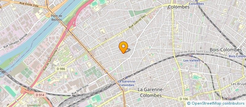 localisation de l'entreprise SOCIETE CIVILE IMMOBILIERE CRUMBLE à COLOMBES