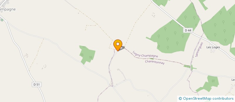 localisation de l'entreprise SOCIETE CIVILE IMMOBILIERE CUEILLY  CHARENTONNAY